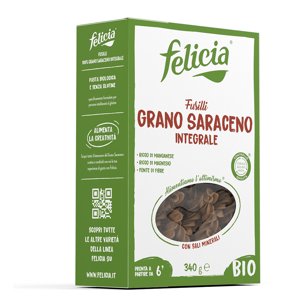 Fusilli Trigo Saraceno  - Felicia 340 gr (sin gluten)